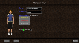 Character customisation