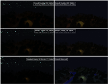 Overworld comparission