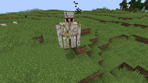 Iron golem health indicator