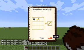 Shapeless Crafting Recipe