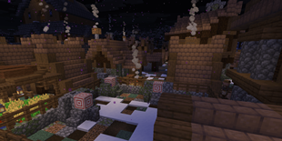 bastion in the pale exterior night