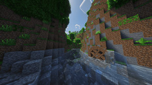 Water wheel with shaders