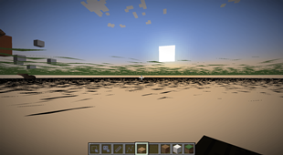Wavy smooth terrain landscape surface seen from underground