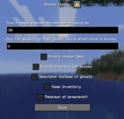 Config Menu