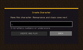 Name your new character