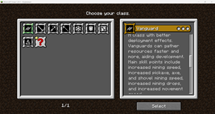 class selection