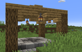 Plains-themed entrance