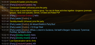 party announcements