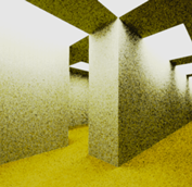 showcasing the shader in the backrooms