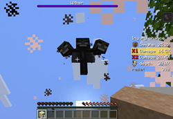 HUD with wither combat