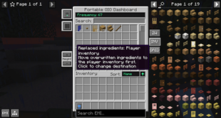 Replaced ingredients INV