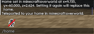 Save a personal home and return to it