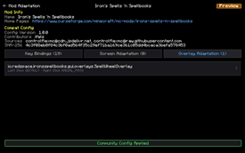 Mod Adaptation — apply a community config