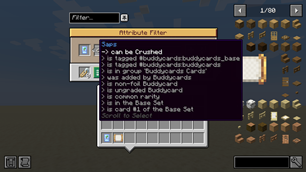Attribute Filter for Buddycards.
