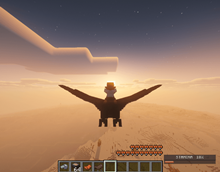 Flying with Pterodactyl