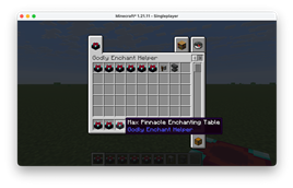 Max Pinnacle Enchanting Table
