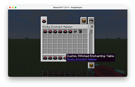 Custom Stitched Enchanting Table