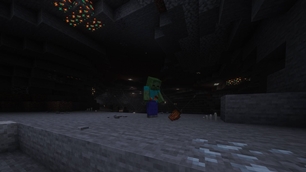 A zombie eating/healing