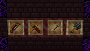 bow,crossbow,arrow,mace