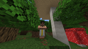 A virgilager found in a dark forest biome