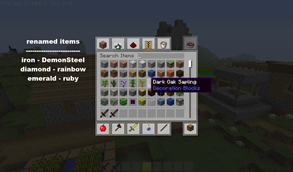 item name changes