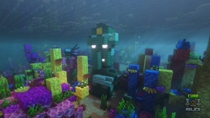 Underwater moai