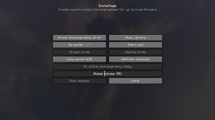 EmoteStage | Main Menu
