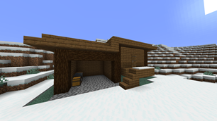 Abandoned Workshop. Maybe there's still some parts or something left behind.