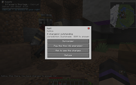 Guard Confrontation Menu