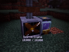 Source Engine filled with source, ready to power machines