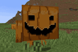 The Grim Gourd is a pumpkin-like mob that spawns in plains