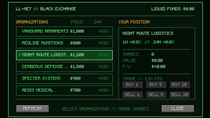 Black Market GUI