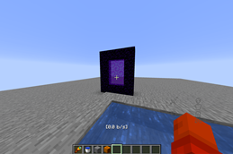 Water and Nether Portal with PACK:- OFF