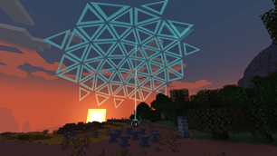 The Force Dome, raised and holding