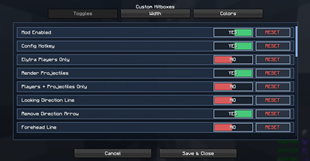 Toggles Section