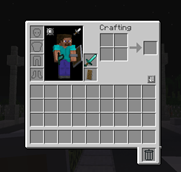 new slot in survival inventory tab