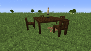 Tables and Chairs and Candles