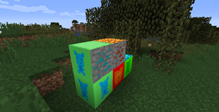gummy bear blocks and slime ore