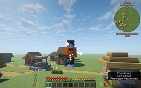 Flying particle effect