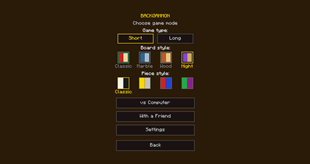 Mod's main menu / Главное меню мода