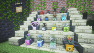 painted pots