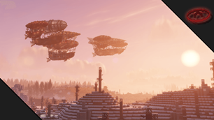 Aero Village Flying During Sunset