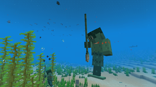 Merfolk in aggressive stance
