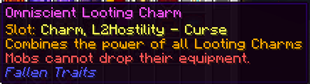 Omniscient Looting Charm
