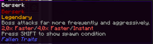 Berserk lvl 1000+ only on bosses
