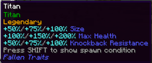 Titan, works on all mobs