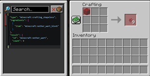nether wart block -> nether wart