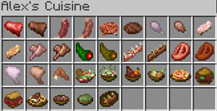 Alex's Cuisine Inventory