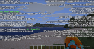 Fps while playing the game without shaders