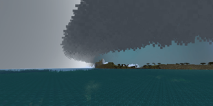 large supercell approaching